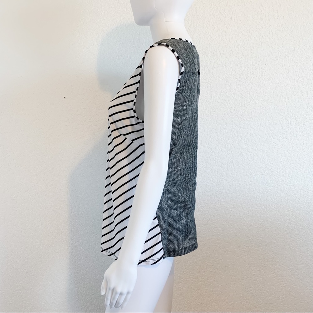 Black & White Stripe Tank - Picture 2 of 4